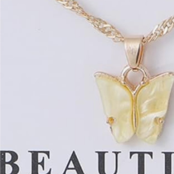 Butterfly Necklace with Note - Picture 6 of 9